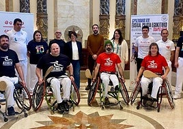 Donostian egin zuten finalen aurkezpena eta bertan izan ziren zarauztar pilotariak ere.