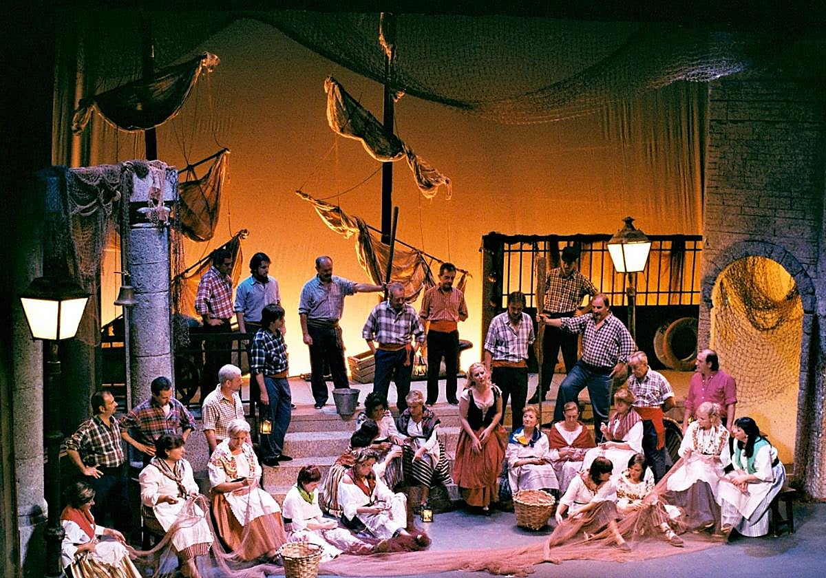 Montaje de 'Marina' en el 2000, uno de los primeros títulos representados por Sasibill en sus comienzos.