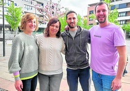 Ainara, Laura, Damián y David, miembros de 'Familia Laguna'.