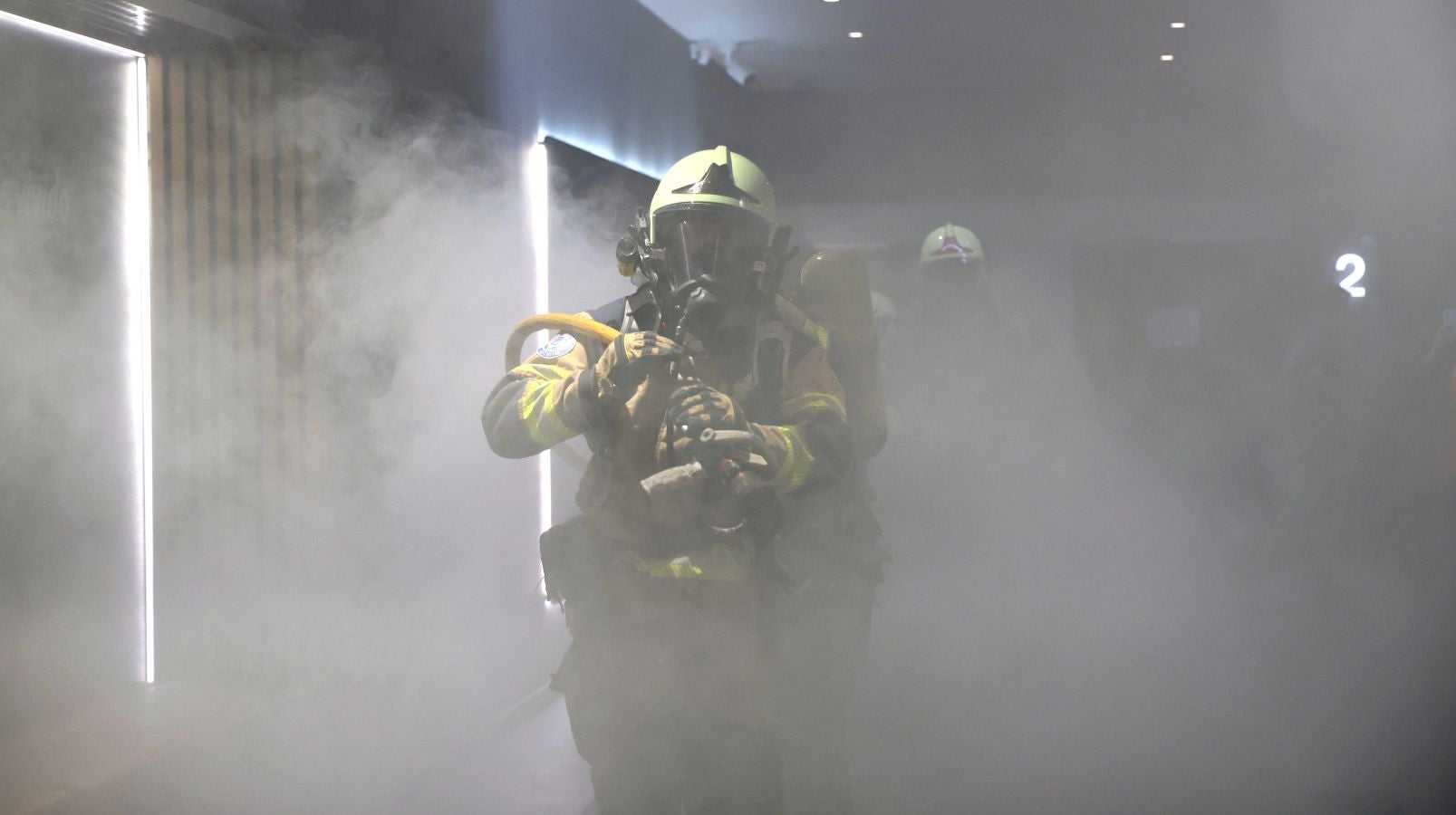 Los cines de Garbera, escenario de un simulacro