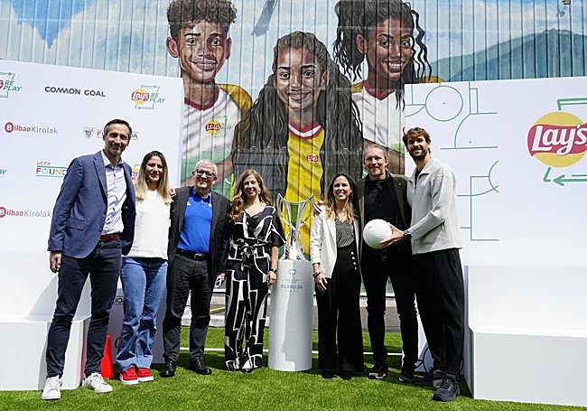 Presentación del campo de Lay's RePlay en Bilbao.