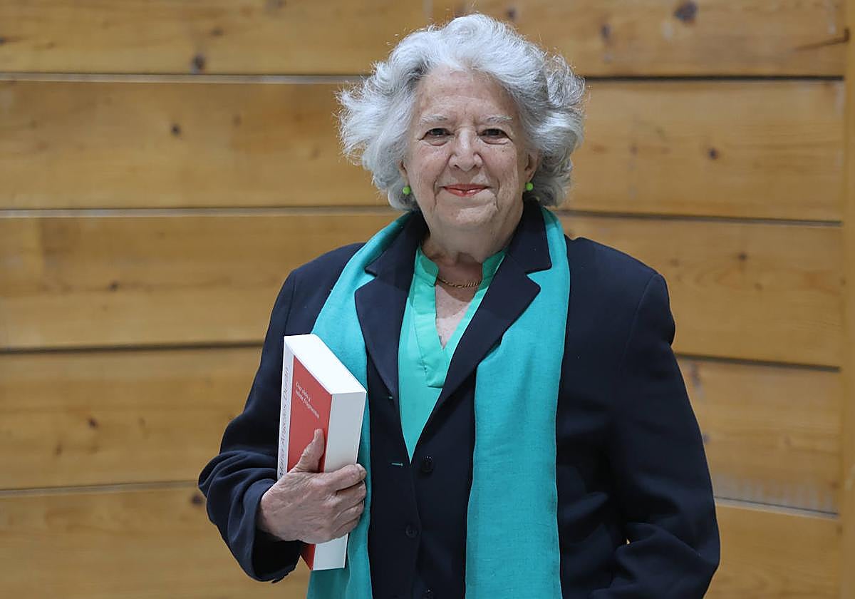 La socióloga María Ángeles Durán, esta semana en Donostia.