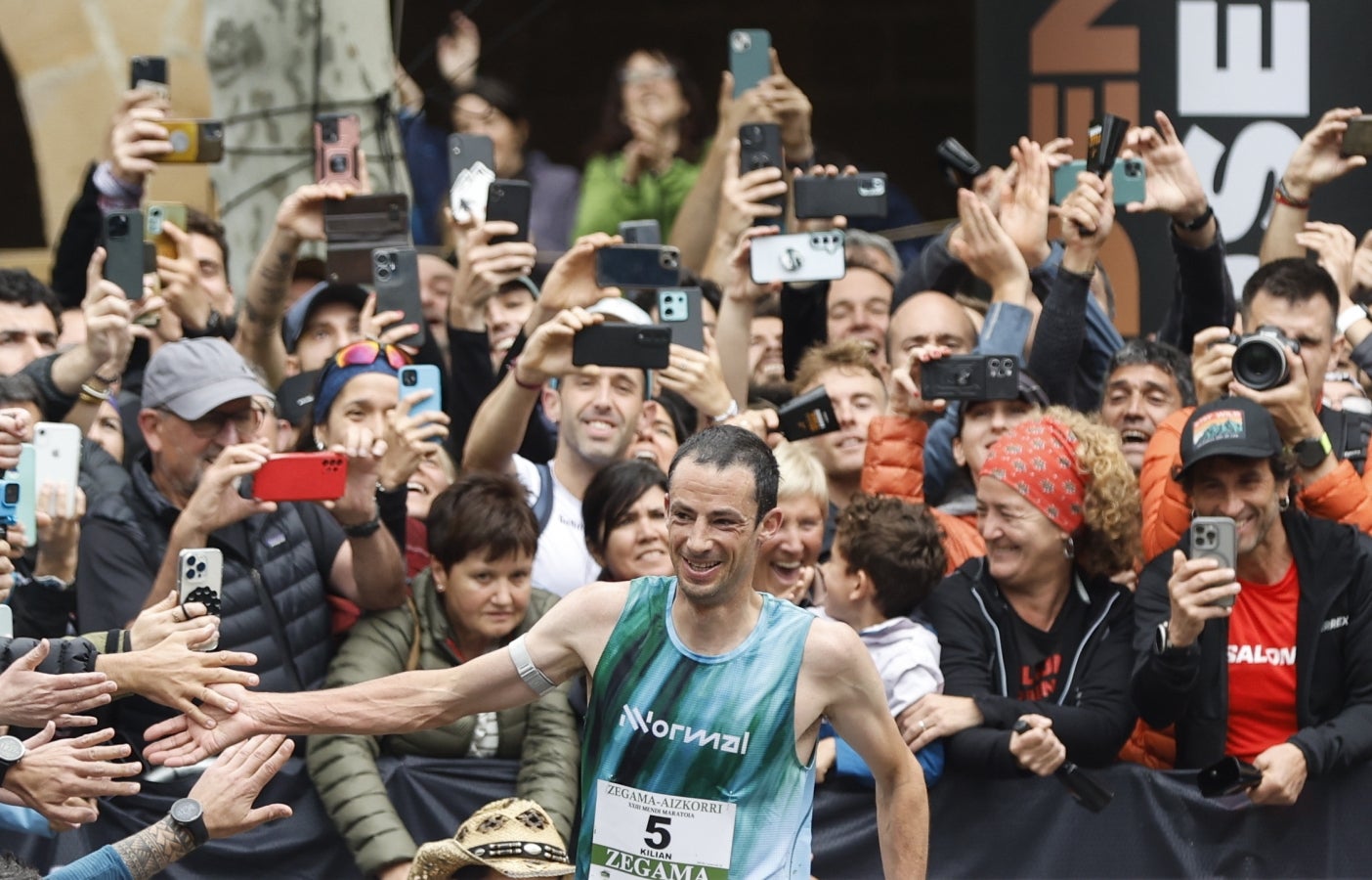 La llegada de la Zegama - Aizkorri, en imágenes