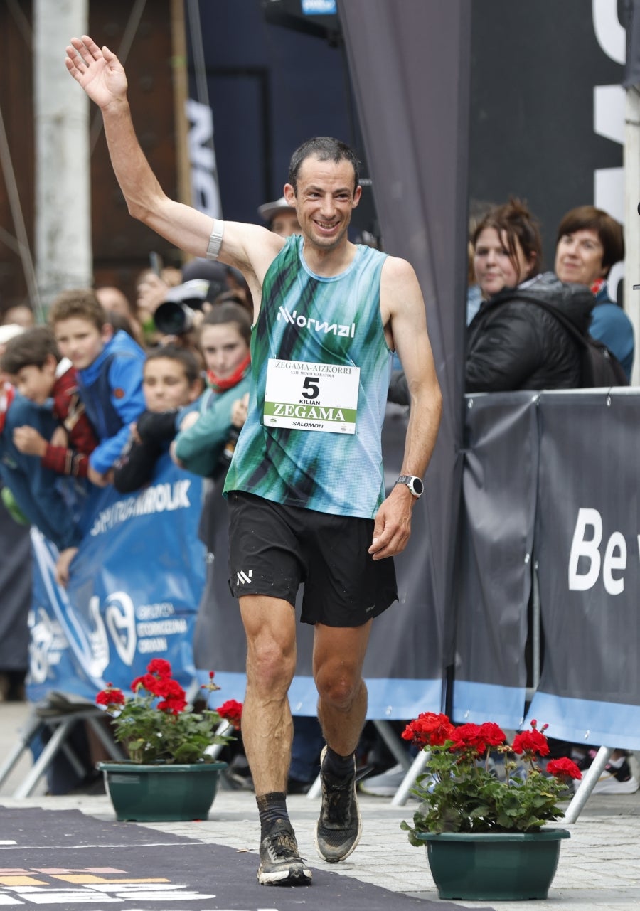 La llegada de la Zegama - Aizkorri, en imágenes