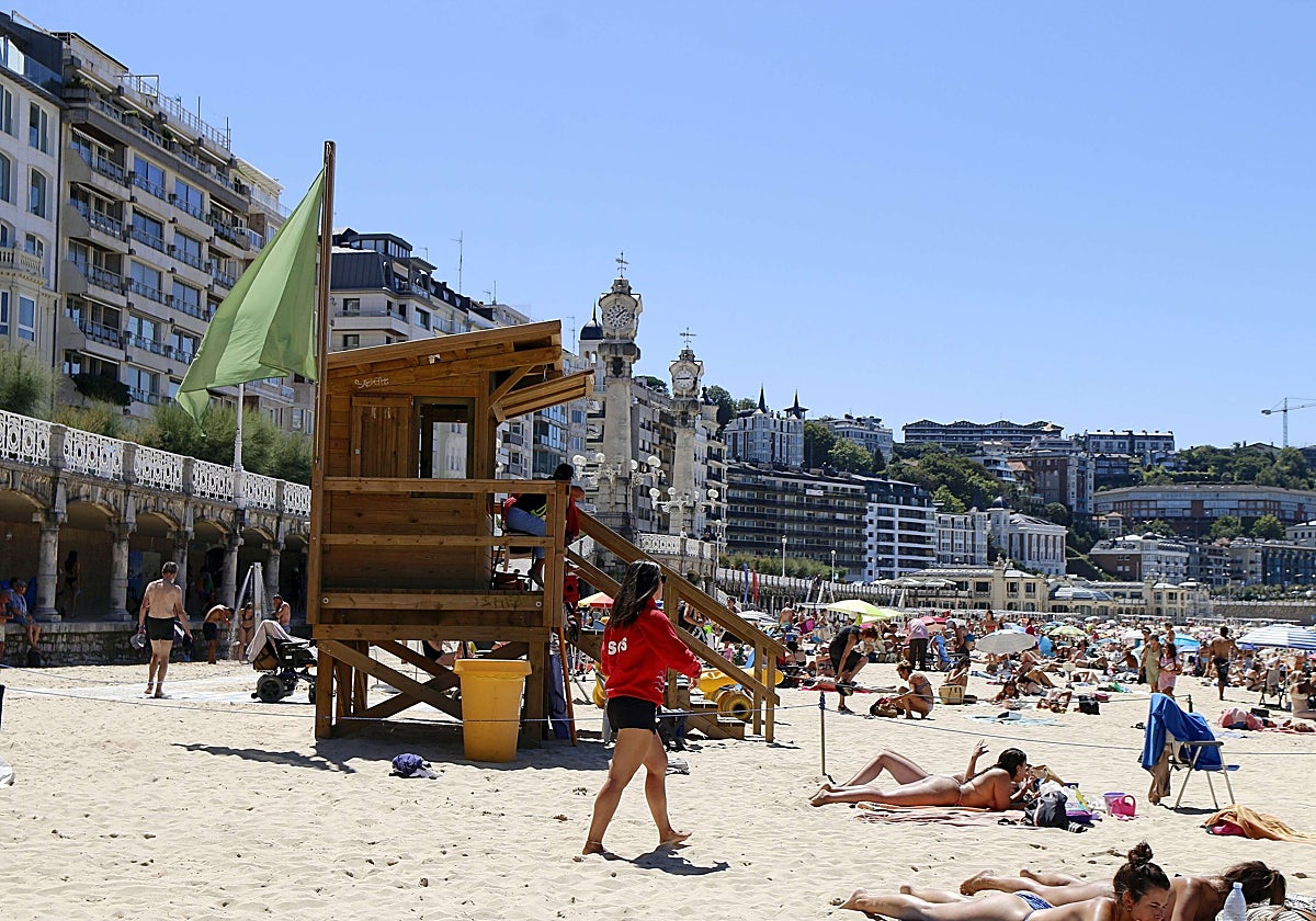 Arranca este sábado la temporada de playas en Donostia