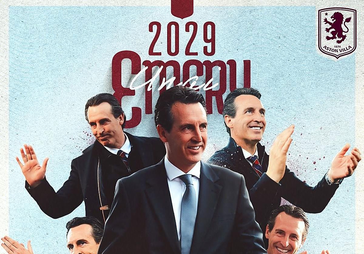 El Aston Villa blinda a Unai Emery