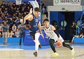 Barcello y Seoane pelean en el segundo partido de la serie jugado en Burgos