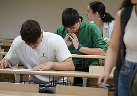 Imagen de archivo del examen de Selectividad del año pasado.