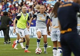 Franssi y Jensen, antes de la final de Copa
