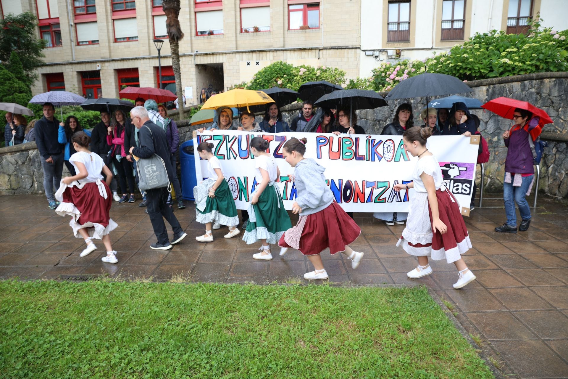 Fiesta de la escuela pública en Ordizia