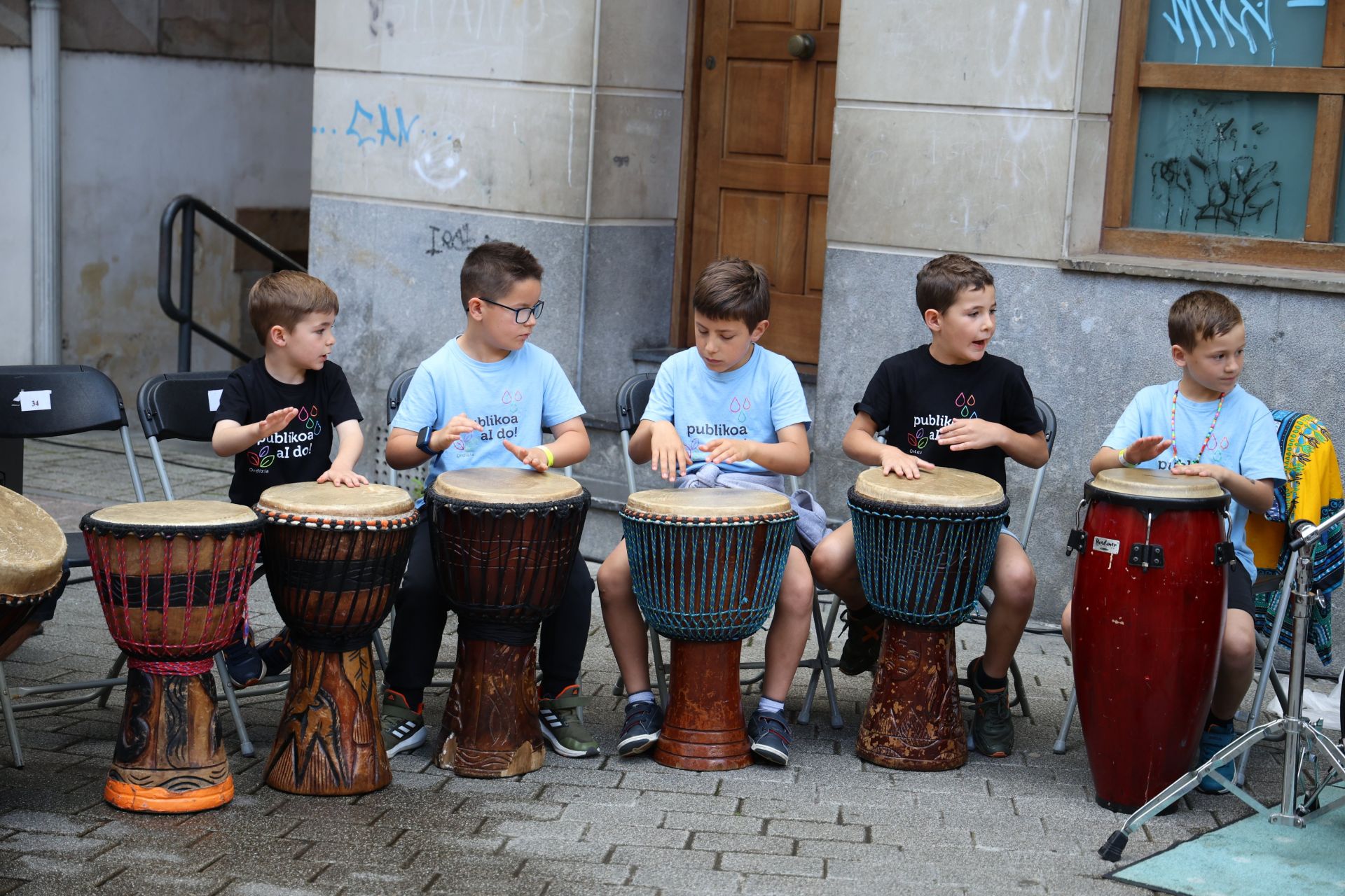 Fiesta de la escuela pública en Ordizia