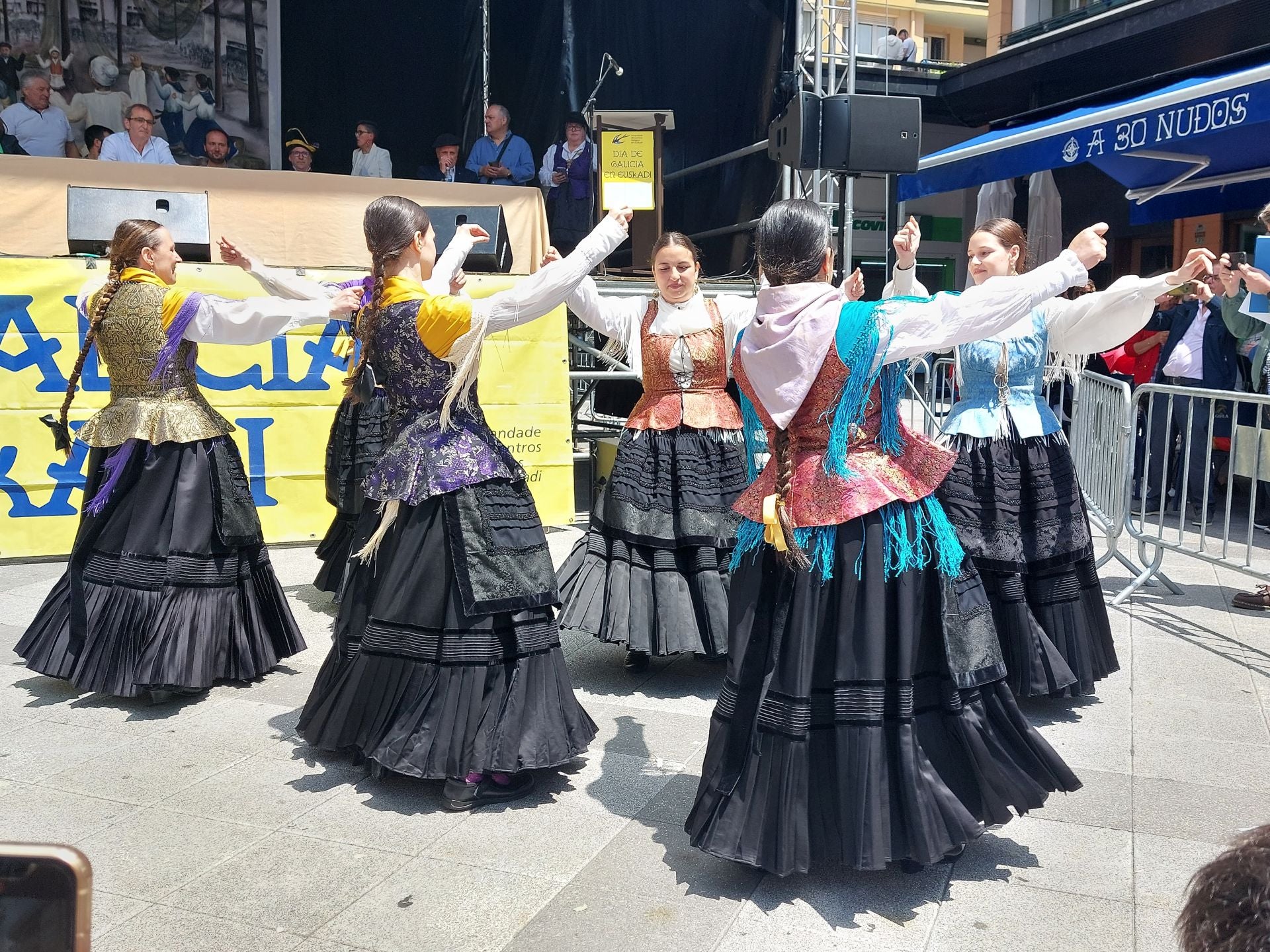 Las imágenes del día de Galicia en Euskadi