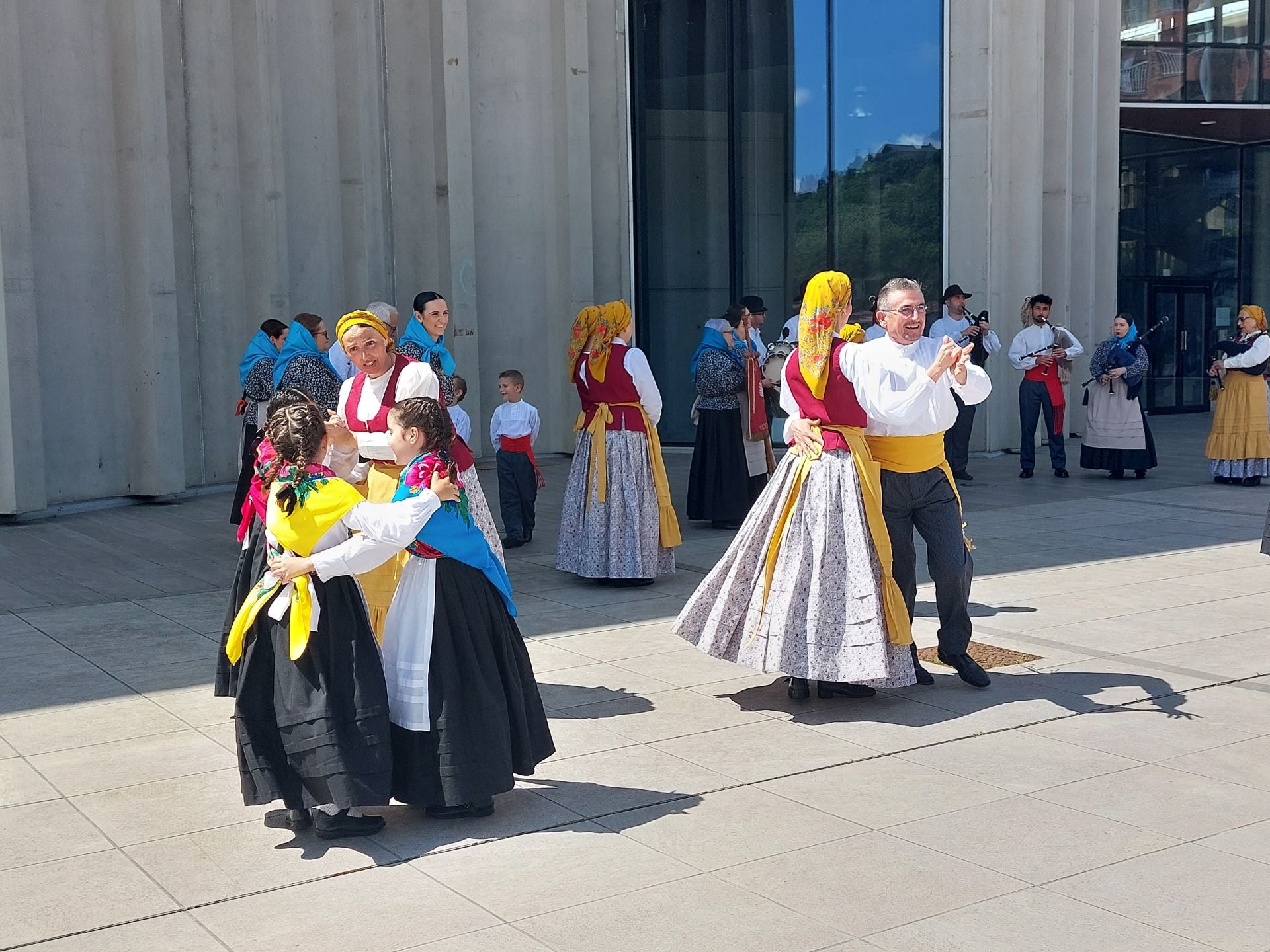 Las imágenes del día de Galicia en Euskadi