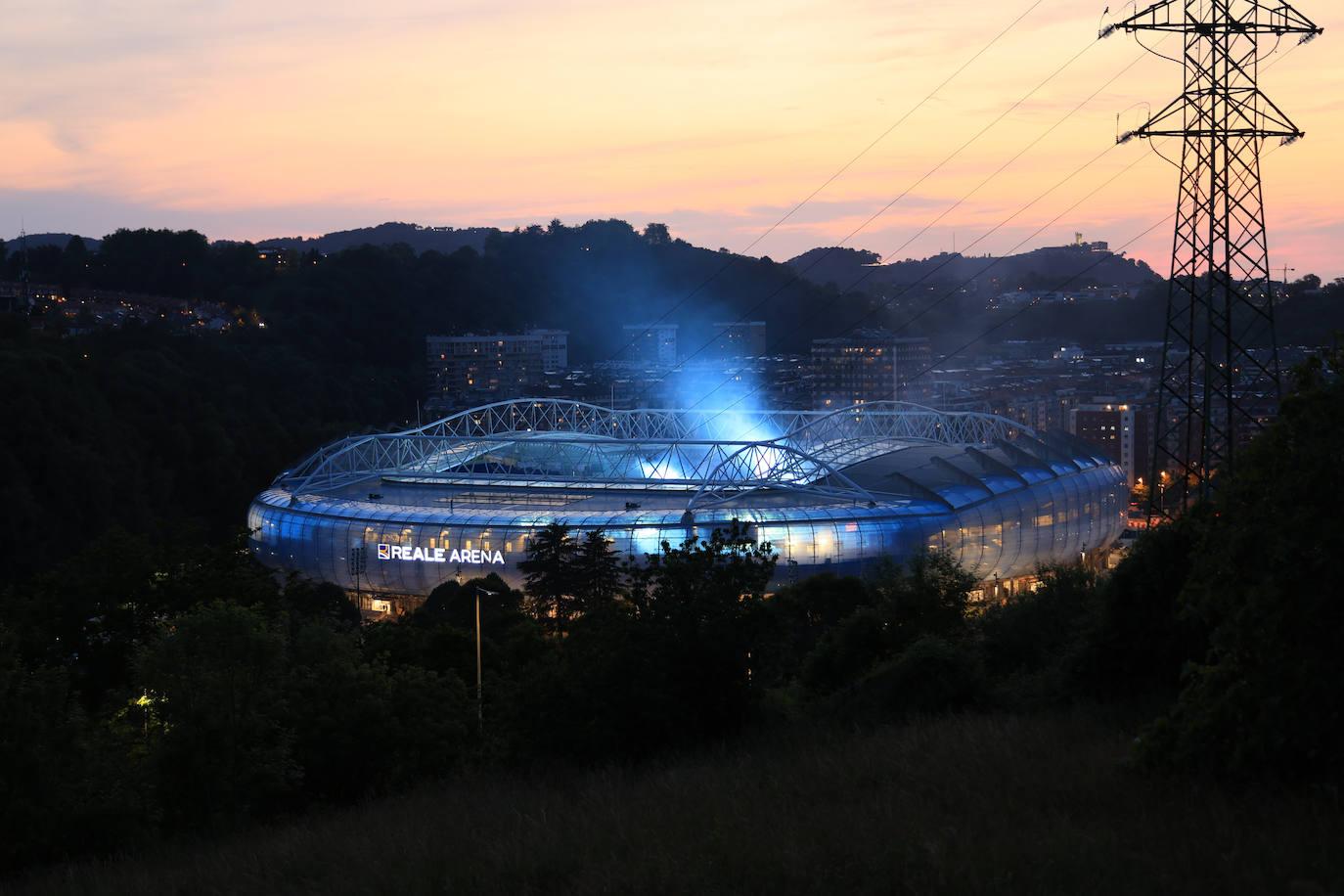 Anoeta &#039;arde&#039; con Rammstein: Las espectaculares imágenes del estadio desde Zorroaga