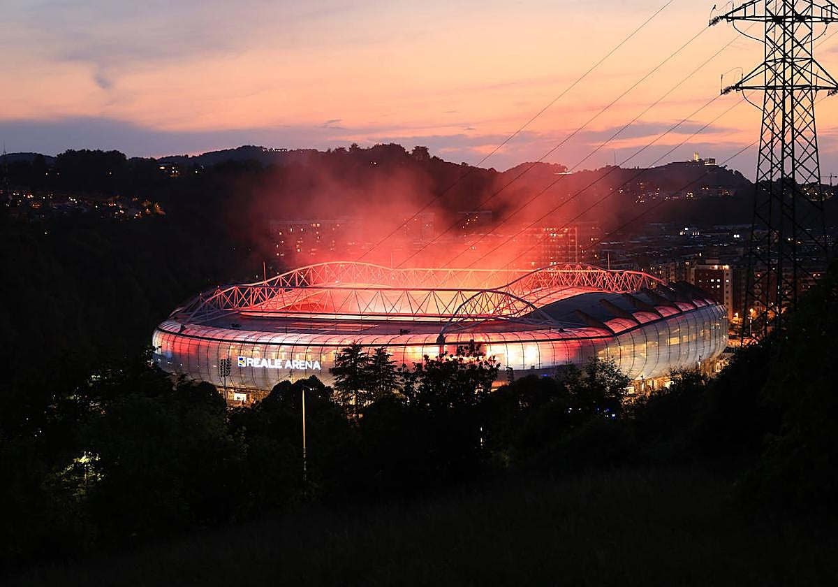 Anoeta &#039;arde&#039; con Rammstein: Las espectaculares imágenes del estadio desde Zorroaga