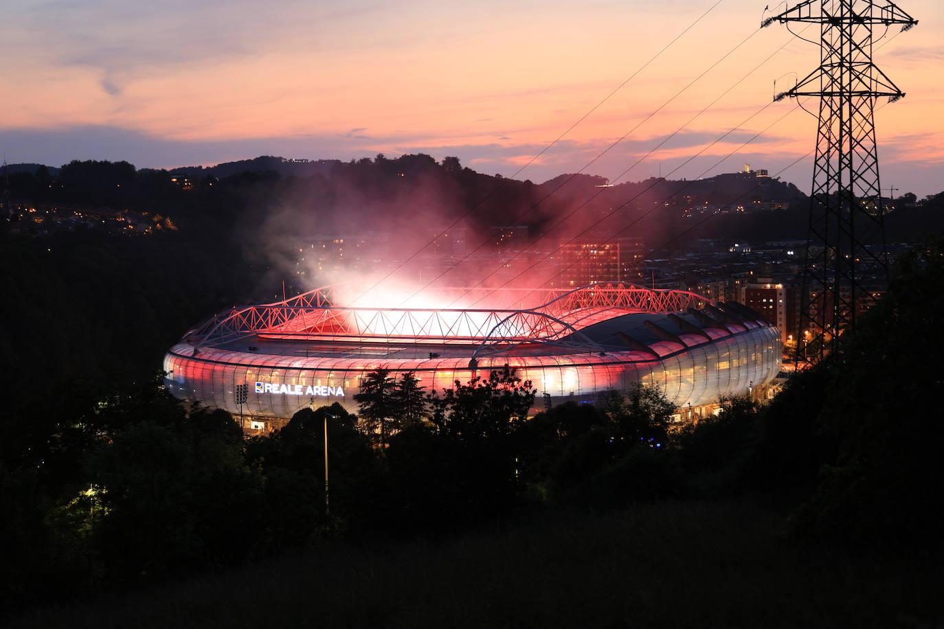 Anoeta &#039;arde&#039; con Rammstein: Las espectaculares imágenes del estadio desde Zorroaga