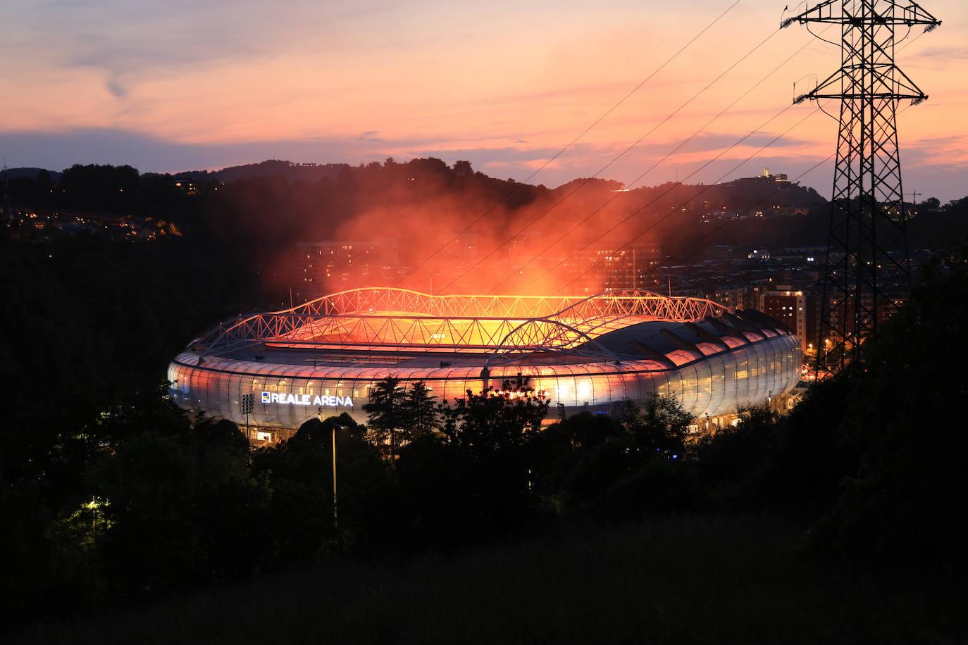 Anoeta &#039;arde&#039; con Rammstein: Las espectaculares imágenes del estadio desde Zorroaga