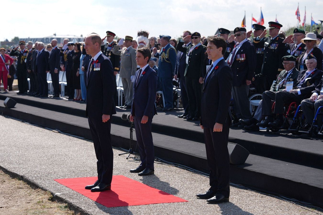 Un emotivo homenaje al Desembarco de Normandia en su 80 aniversario