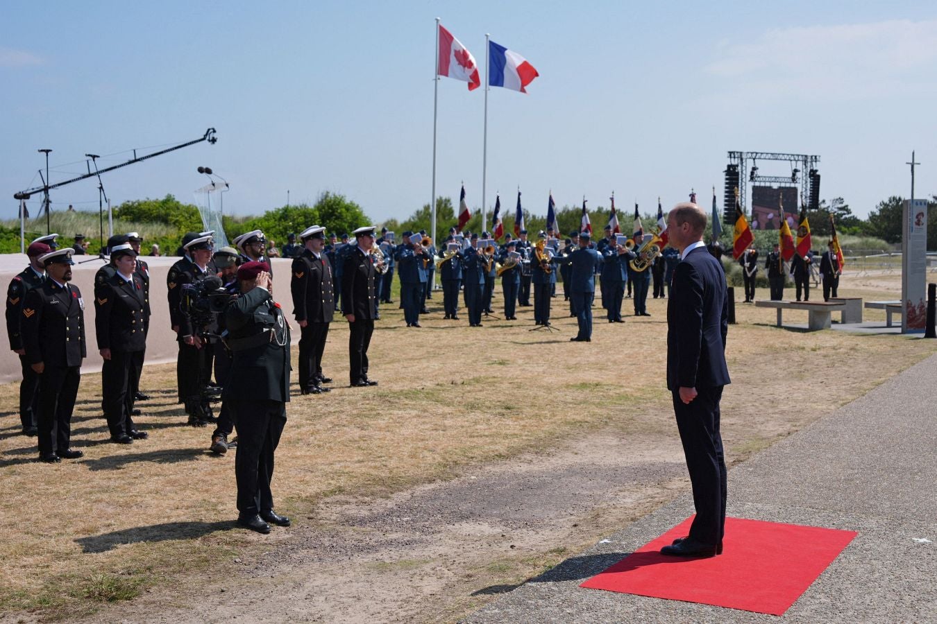 Un emotivo homenaje al Desembarco de Normandia en su 80 aniversario