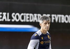 Imanol Alguacil, en Zubieta.