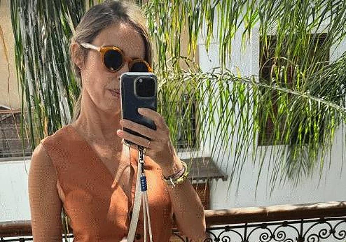 María Amores, en su viaje a Marrakech (Marruecos).