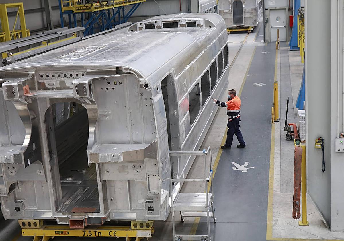 Instalaciones de Talgo en Rivabellosa (Álava).