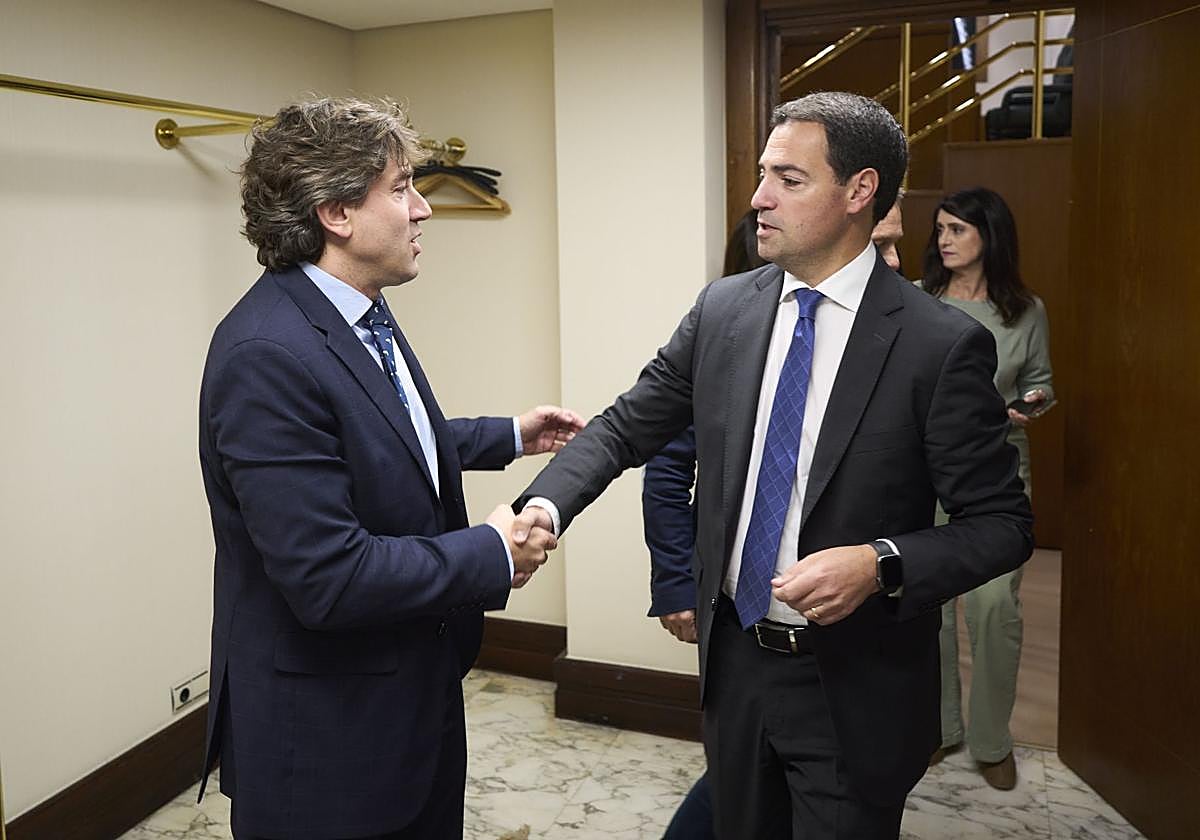 Eneko Andueza e Imanol Pradales.