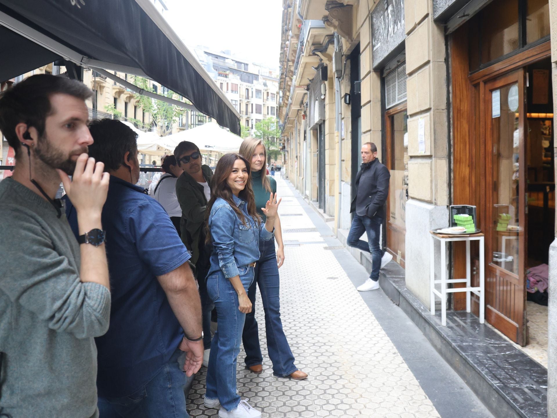 Eva Longoria disfruta de la gastronomía donostiarra
