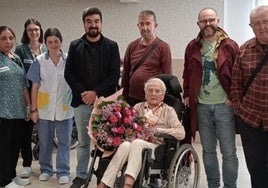 Inés Ibargutxi  cumplió 100 años