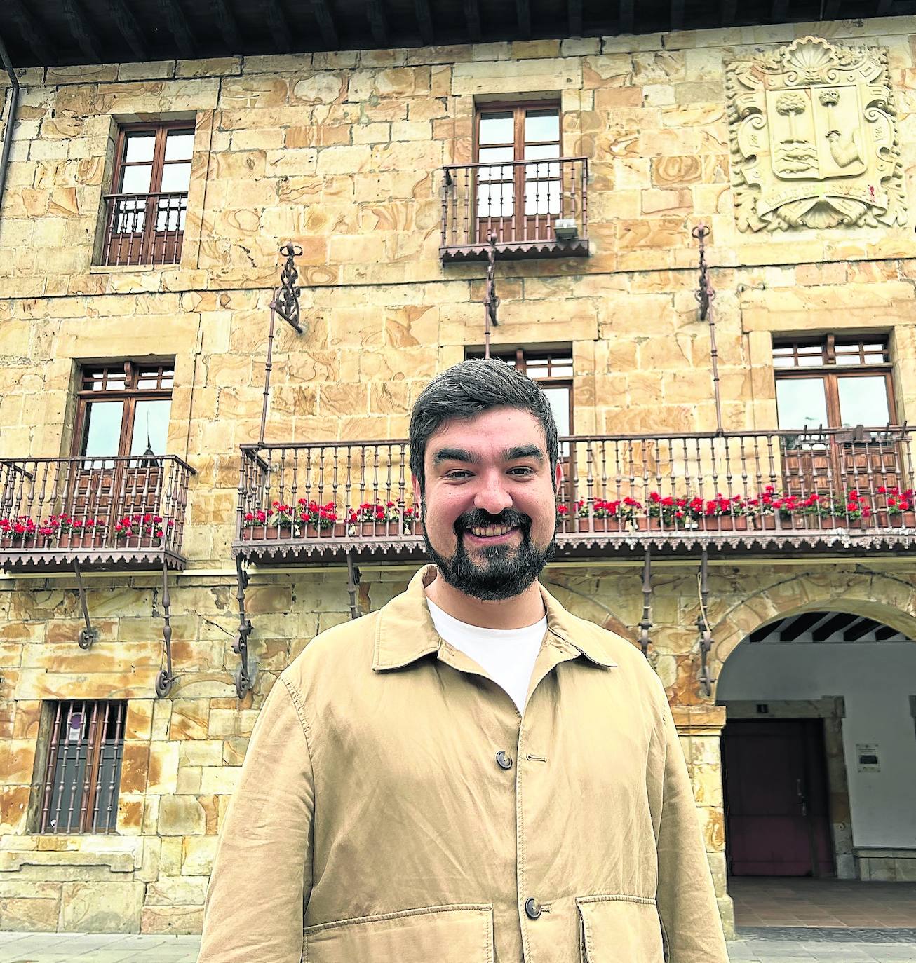 Eric Gálvez, al frente del Ayuntamiento de Legazpi desde el 16 de junio de 2023.