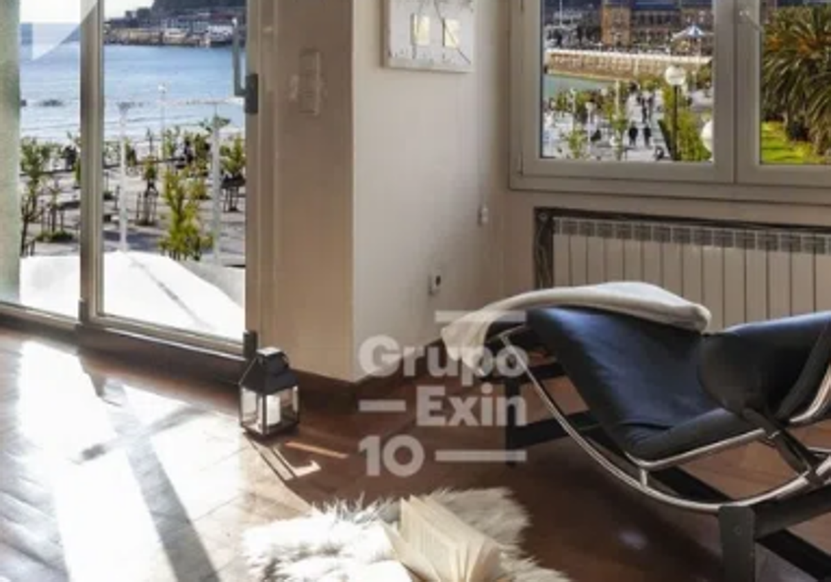 Un piso en la milla de oro de San Sebastián, entre los más vistos del día.