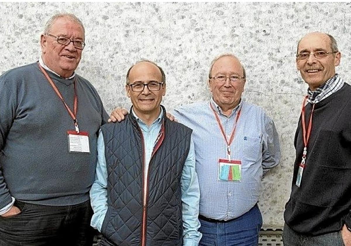 Jose Mari, Tomás, Jabier y José Ramón ceden el testigo organizativa tras una intensa década de trabajo en común.