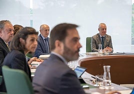 Iñigo Urkullu y los consejeros en funciones se han reunido este martes por última vez.