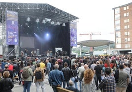 El público, siempre atento en Nafarroa Plaza.