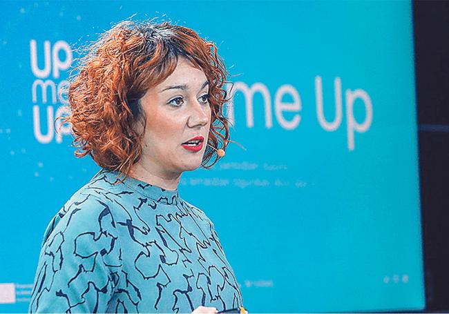 Intercooperación. Ainhoa Martín es miembro de Tazebaez, una de las tres cooperativas implicadas en el desarrollo del proyecto Up me Up.