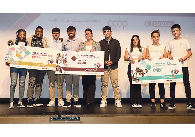Los ganadores de 2023. Team Smart, Gu Geu Sortzaile y Olatu Berdea