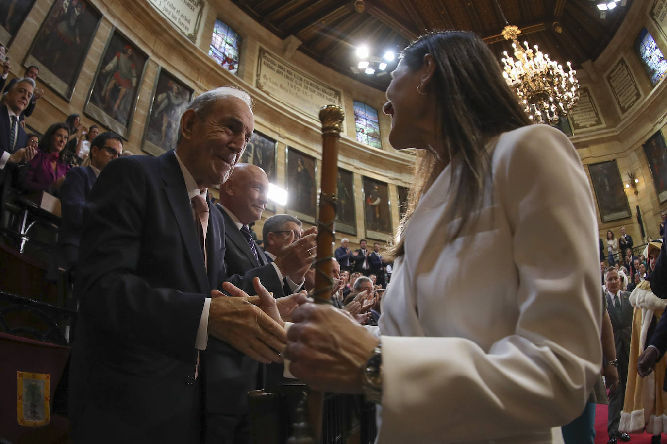 Acto de jura y toma de posesión de Imanol Pradales como lehendakari