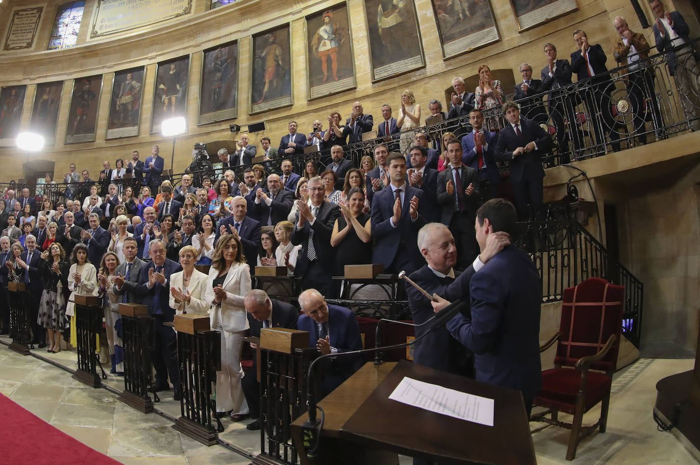 Acto de jura y toma de posesión de Imanol Pradales como lehendakari