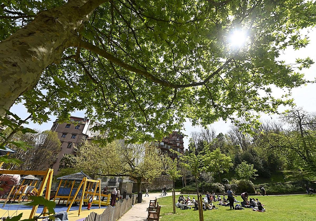 El parque de Cristina Enea.