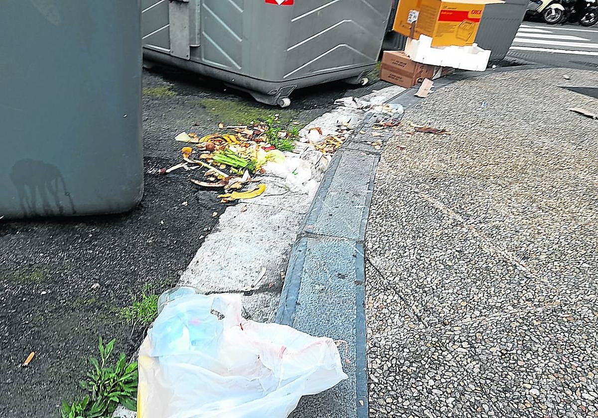 Lamenta Begoña que «alguna persona descuidada deje sus bolsas de basura continuamente junto al contenedor de la esquina de Segundo Izpizua con José Arana. Ello provoca que las gaviotas de Gros acudan a romperlas y a comer los desperdicios que se esparcen allí. No hay explicación posible para no depositar la bolsa en el interior del contenedor excepto la falta de educación y de civismo».