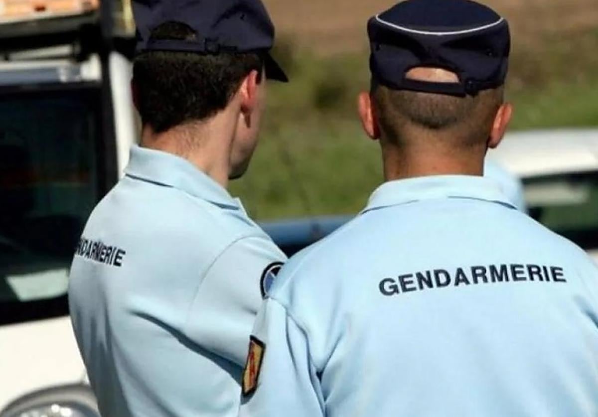 Dos gendarmes en una imagen de archivo.
