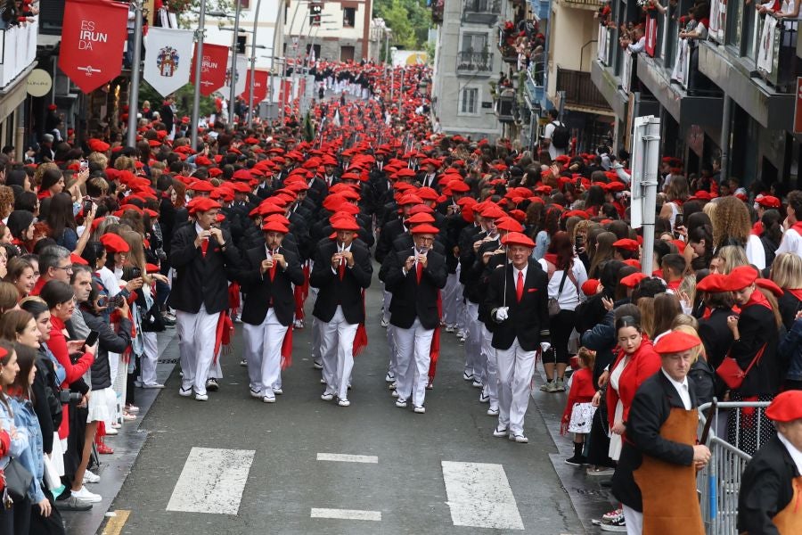 Fotos: Las imágenes del Alarde Tradicional de Irun