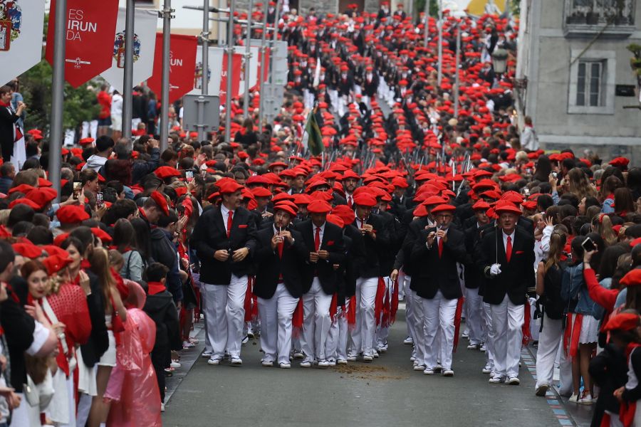 Fotos: Las imágenes del Alarde Tradicional de Irun