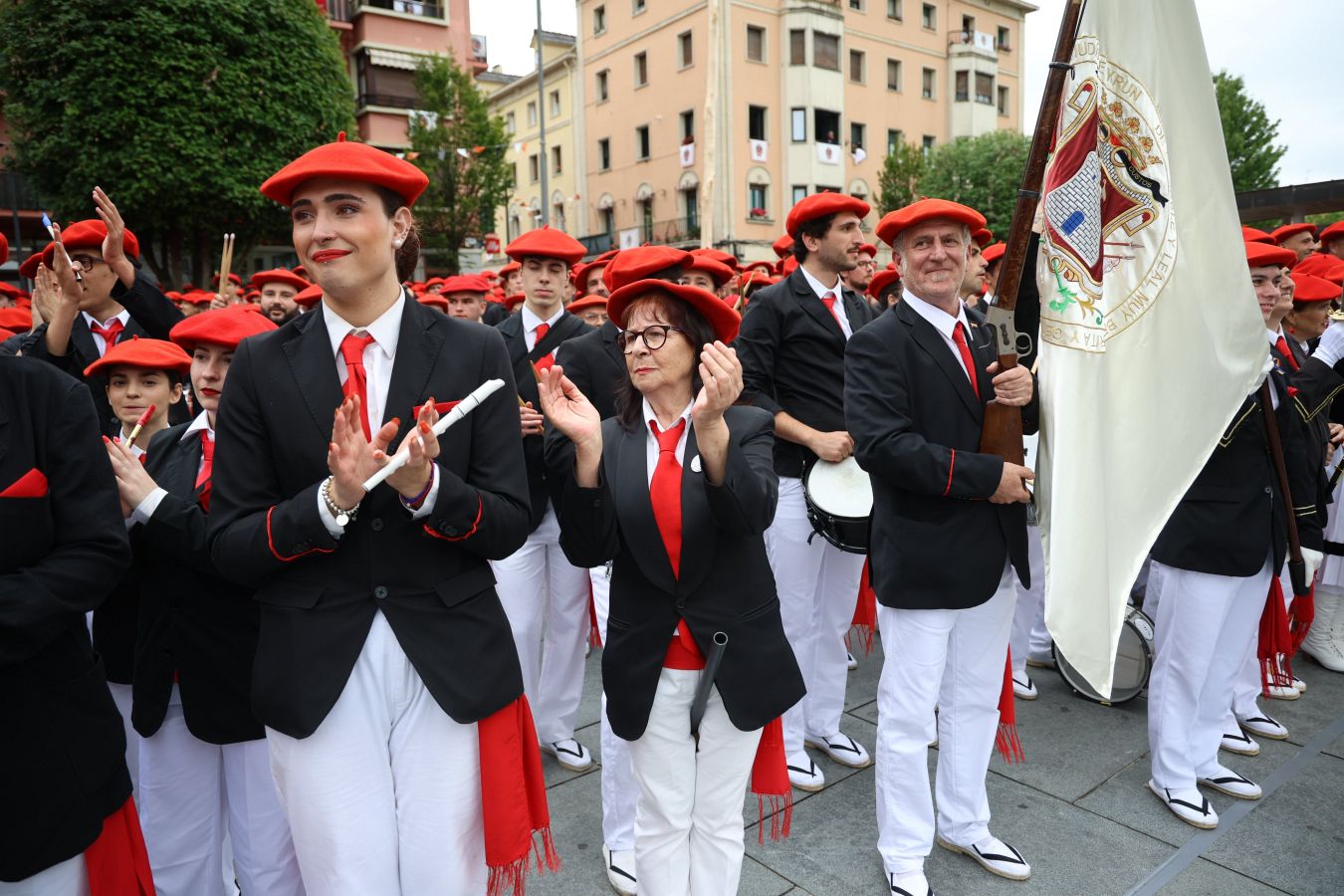 Fotos: Las imágenes del Alarde Público de San Marcial