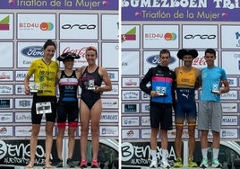 Podium femenino y masculino del Memorial Onditz.