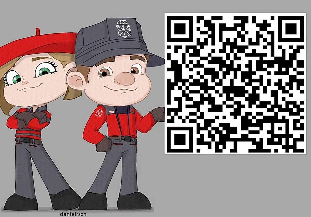 A través de este QR se accede a la presentación de denuncias on line de la Policía Foral de Navarra