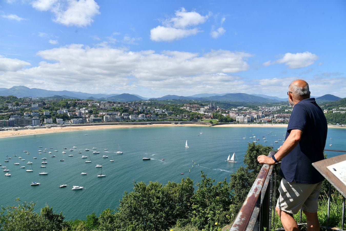 Un espejismo del verano en San Sebastián