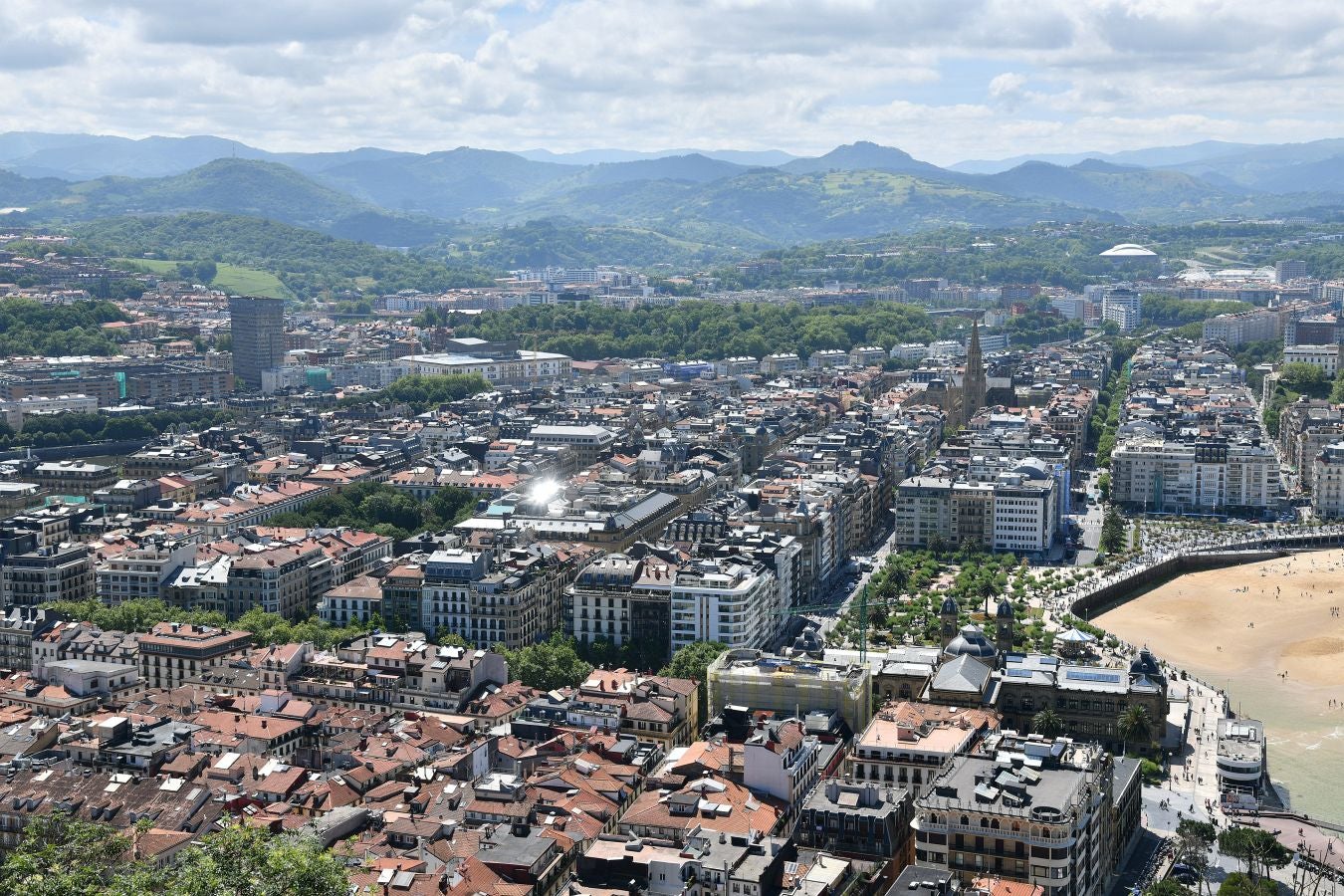 Un espejismo del verano en San Sebastián