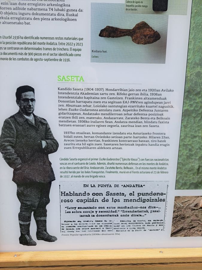 Paseo hasta la cima de Andatza