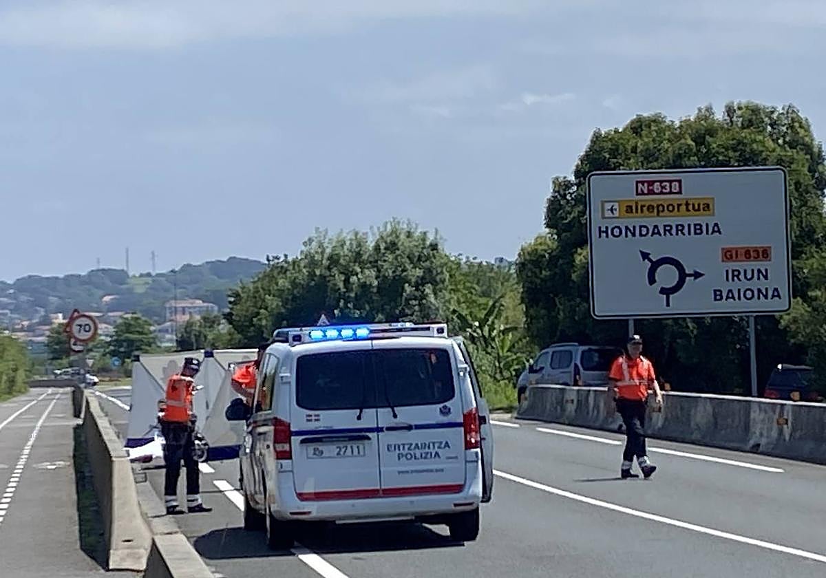 Punto de la carretera N-638 en el que se ha producido el accidente mortal.